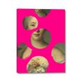 Picture of Neon Pink Circles _GroupedProduct_Rectangle_Portrait_Canvas_