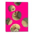 Picture of Neon Pink Circles _GroupedProduct_Rectangle_Portrait_Canvas_