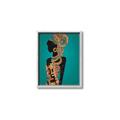 Picture of African Fashion Girl _GroupedProduct_Rectangle_Portrait_Canvas_Framed_