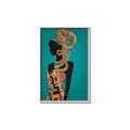 Picture of African Fashion Girl _GroupedProduct_Rectangle_Portrait_Canvas_Framed_