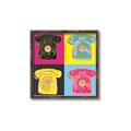 Picture of Rotary Phones _GroupedProduct_Square_Canvas_Framed_