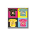 Picture of Rotary Phones _GroupedProduct_Square_Canvas_Framed_