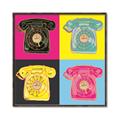 Picture of Rotary Phones _GroupedProduct_Square_Canvas_Framed_