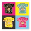 Picture of Rotary Phones _GroupedProduct_Square_Canvas_Framed_