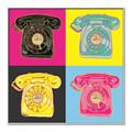 Picture of Rotary Phones _GroupedProduct_Square_Canvas_Framed_
