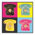Picture of Rotary Phones _GroupedProduct_Square_Canvas_Framed_