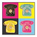 Picture of Rotary Phones _GroupedProduct_Square_Canvas_Framed_
