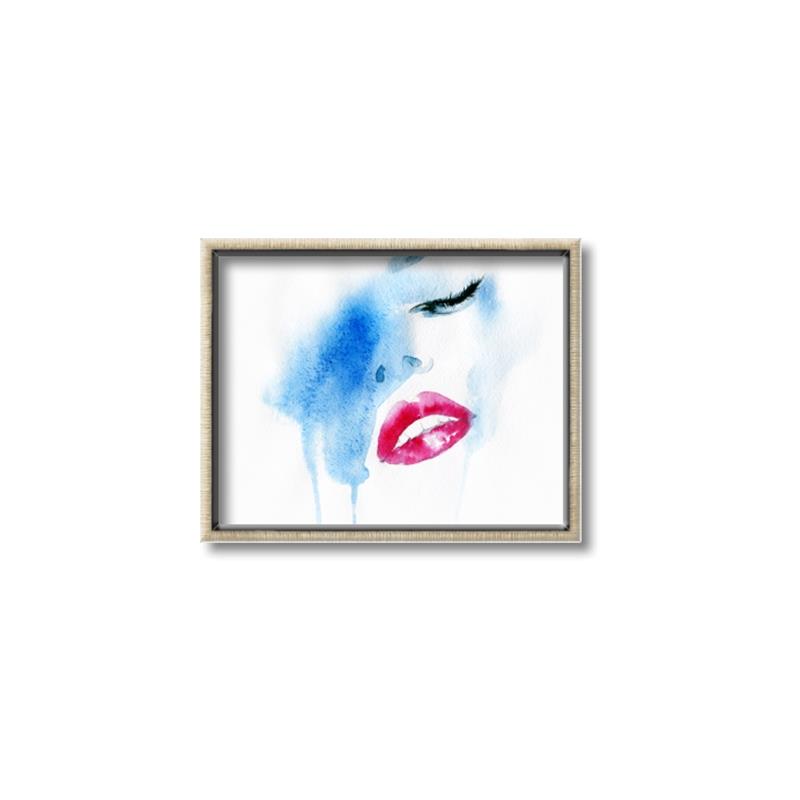 Picture of Blue Eyed Girl  _GroupedProduct_Rectangle_Landscape_Canvas_Framed_