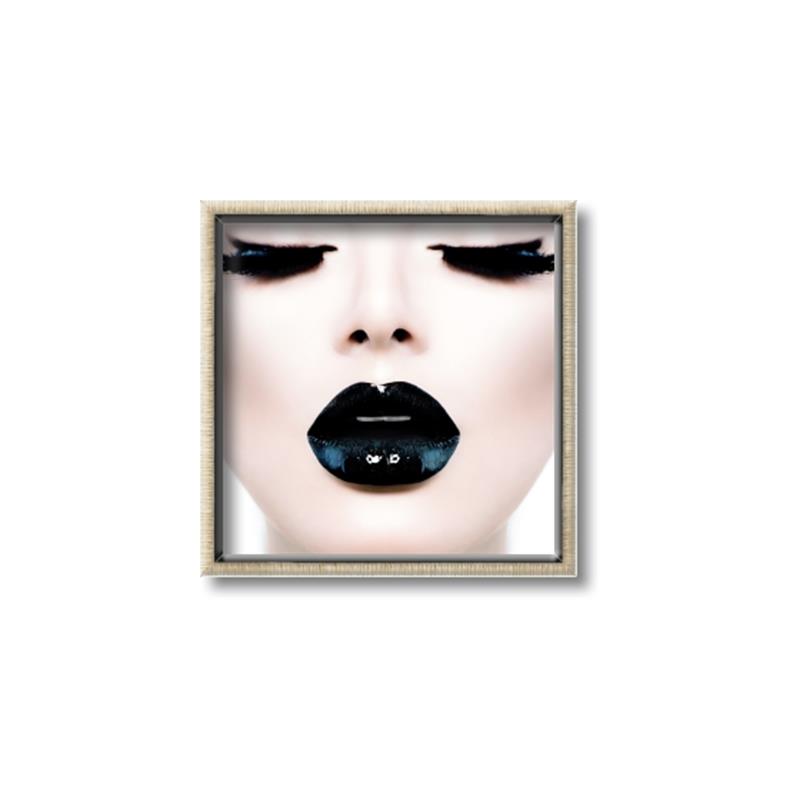 Picture of Black Lipstick _GroupedProduct_Square_Photography _GroupedProduct_Square_Canvas_Framed_