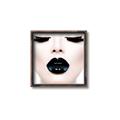 Picture of Black Lipstick _GroupedProduct_Square_Photography _GroupedProduct_Square_Canvas_Framed_