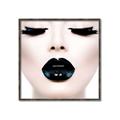 Picture of Black Lipstick _GroupedProduct_Square_Photography _GroupedProduct_Square_Canvas_Framed_