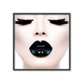 Picture of Black Lipstick _GroupedProduct_Square_Photography _GroupedProduct_Square_Canvas_Framed_