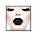 Picture of Black Lipstick _GroupedProduct_Square_Photography _GroupedProduct_Square_Canvas_Framed_