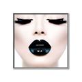 Picture of Black Lipstick _GroupedProduct_Square_Photography _GroupedProduct_Square_Canvas_Framed_