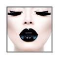 Picture of Black Lipstick _GroupedProduct_Square_Photography _GroupedProduct_Square_Canvas_Framed_