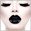 Picture of Black Lipstick _GroupedProduct_Square_Photography _GroupedProduct_Square_Canvas_Framed_