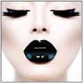 Picture of Black Lipstick _GroupedProduct_Square_Photography _GroupedProduct_Square_Canvas_Framed_