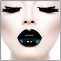 Picture of Black Lipstick _GroupedProduct_Square_Photography _GroupedProduct_Square_Canvas_Framed_