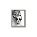 Picture of Modern Flower Girl _GroupedProduct_Rectangle_Portrait_Photography _GroupedProduct_Rectangle_Portrait_Canvas_Framed_