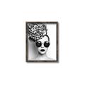Picture of Modern Flower Girl _GroupedProduct_Rectangle_Portrait_Photography _GroupedProduct_Rectangle_Portrait_Canvas_Framed_