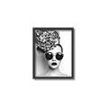 Picture of Modern Flower Girl _GroupedProduct_Rectangle_Portrait_Photography _GroupedProduct_Rectangle_Portrait_Canvas_Framed_