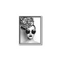 Picture of Modern Flower Girl _GroupedProduct_Rectangle_Portrait_Photography _GroupedProduct_Rectangle_Portrait_Canvas_Framed_