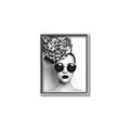 Picture of Modern Flower Girl _GroupedProduct_Rectangle_Portrait_Photography _GroupedProduct_Rectangle_Portrait_Canvas_Framed_
