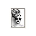 Picture of Modern Flower Girl _GroupedProduct_Rectangle_Portrait_Photography _GroupedProduct_Rectangle_Portrait_Canvas_Framed_