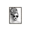 Picture of Modern Flower Girl _GroupedProduct_Rectangle_Portrait_Photography _GroupedProduct_Rectangle_Portrait_Canvas_Framed_
