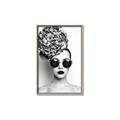 Picture of Modern Flower Girl _GroupedProduct_Rectangle_Portrait_Photography _GroupedProduct_Rectangle_Portrait_Canvas_Framed_