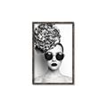 Picture of Modern Flower Girl _GroupedProduct_Rectangle_Portrait_Photography _GroupedProduct_Rectangle_Portrait_Canvas_Framed_