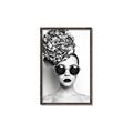 Picture of Modern Flower Girl _GroupedProduct_Rectangle_Portrait_Photography _GroupedProduct_Rectangle_Portrait_Canvas_Framed_