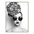 Picture of Modern Flower Girl _GroupedProduct_Rectangle_Portrait_Photography _GroupedProduct_Rectangle_Portrait_Canvas_Framed_