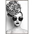 Picture of Modern Flower Girl _GroupedProduct_Rectangle_Portrait_Photography _GroupedProduct_Rectangle_Portrait_Canvas_Framed_