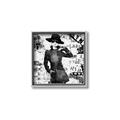 Picture of Newspaper Fashion _GroupedProduct_Square_Canvas_Framed_