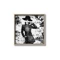 Picture of Newspaper Fashion _GroupedProduct_Square_Canvas_Framed_