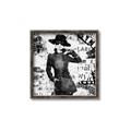 Picture of Newspaper Fashion _GroupedProduct_Square_Canvas_Framed_