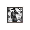 Picture of Newspaper Fashion _GroupedProduct_Square_Canvas_Framed_
