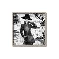 Picture of Newspaper Fashion _GroupedProduct_Square_Canvas_Framed_