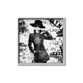 Picture of Newspaper Fashion _GroupedProduct_Square_Canvas_Framed_