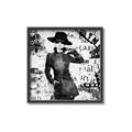 Picture of Newspaper Fashion _GroupedProduct_Square_Canvas_Framed_