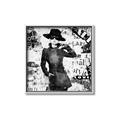 Picture of Newspaper Fashion _GroupedProduct_Square_Canvas_Framed_