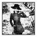 Picture of Newspaper Fashion _GroupedProduct_Square_Canvas_Framed_