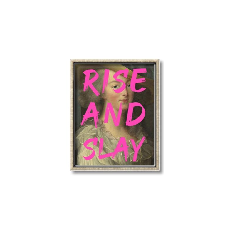 Picture of Rise and Slay _GroupedProduct_Rectangle_Portrait_Canvas_Framed_