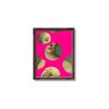 Picture of Neon Pink Circles _GroupedProduct_Rectangle_Portrait_Canvas_Framed_