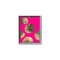Picture of Neon Pink Circles _GroupedProduct_Rectangle_Portrait_Canvas_Framed_