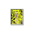 Picture of Neon Yellow Graffiti _GroupedProduct_Rectangle_Portrait_Canvas_Framed_