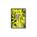 Picture of Neon Yellow Graffiti _GroupedProduct_Rectangle_Portrait_Canvas_Framed_