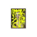 Picture of Neon Yellow Graffiti _GroupedProduct_Rectangle_Portrait_Canvas_Framed_