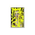 Picture of Neon Yellow Graffiti _GroupedProduct_Rectangle_Portrait_Canvas_Framed_